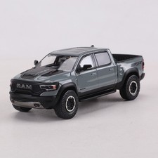 Shadow Pro 1/64 Dodge RAM 1500 TRX Gray Pickup Diecast Car Model picture