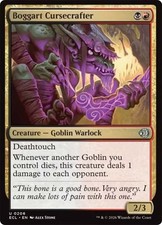 Boggart Cursecrafter NM MTG Lorwyn Eclipsed ECL Black Red Goblin Warlock Regular picture