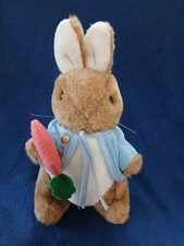 Vintage '88-'90 Eden Peter Rabbit Stuffed Animal 9” Beatrix Potter Classic Story picture
