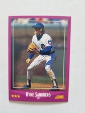 1988 Score Ryne Sandberg Chicago Cubs picture