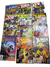 X-Men Comic Book Marvel Comics 90s Uncanny X-Men X-Force X-Factor Ge Lot of 12 picture