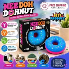 NeeDoh Dippin Dazzler Egg Donut Squishy Sensory Stress Relief Toy Fidget Anxiety picture