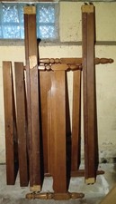 Antique Full/Double Solid Wood Bed Frame w/head & footboard ☆ 76