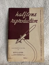 Halftone Reproduction By Boyd R. Alvord International Correspondence Schools PB picture