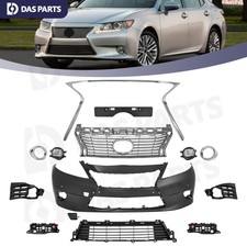 Fit Lexus ES350/ES300h 2013-2015 Front Bumper Kit&Grille&Foglight Cover&Molding picture