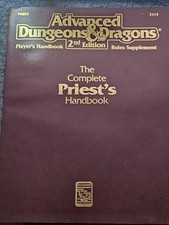 Advanced Dungeons & Dragons 2nd Ed Complete Priests Handbook TSR 2113 EUC  picture