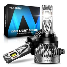 NOVSIGHT Pair H11 LED Headlight Bulbs High Low Beam 6500K 45000LM 200W White picture