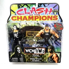 Sting VS Hollywood Hogan WCW NWO Clash of the Champions Figure 1999 Toybiz MOC picture