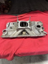 Edelbrock TM-1 Tarantula Aluminum Intake Manifold SB Chevy Nostalgia Vintage Rod picture