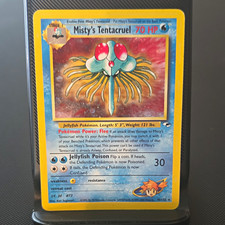 Wizards of the Coast Misty's Tentacruel 010/132 Gym Heroes Holo Rare Eng. LP picture