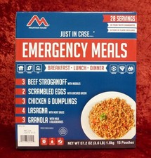 Mountain House Freeze Dried food, Emergency Meals 28 Servings Box, MREs EXP 2053 picture