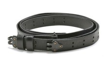 Black Leather M1907 Military Rifle Sling M1 Garand 1903 Springfield picture