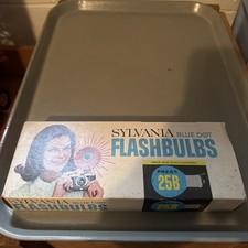 Sylvania BLUE DOT 9 Pack PRESS 25B FLASHBULB New Old Stock picture