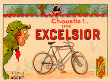 Excelsior Vintage Bicycle Poster Prints picture