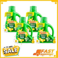 (4 Pack) Gain Plus Laundry Detergent Liquid, Original Scent, 60 fl oz, 45 Loads picture