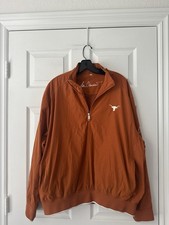 NCAA Austin Texas Longhorns Jacket Ben Crenshaw Windbreaker Large L picture