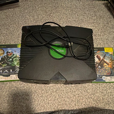 Microsoft Xbox Original w/ power Cable + Halo + Medal of Honor *UNTESTED* picture