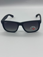 Ray-Ban RB4165 622/T3  Justin Polarized Sunglasses Grey Classic Frame 54mm picture