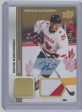 2023-24 UD Team Canada Juniors Kevin Korchinski Premium Auto Patch /175 RC picture