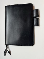 Hobonichi Techo A6 Cover Black Leather (2008) EUC Fits Original Techo picture