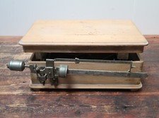 Antique P. VENTI CHILOG Scale Wood and Metal made In Italy picture