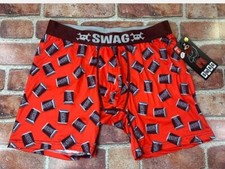 New Mens Swag Boxer Brief sz Large Hersheys Edition NWT. picture