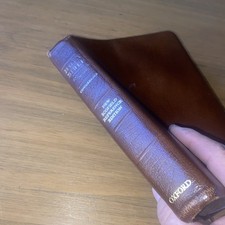 1967 NEW SCOFIELD STUDY BIBLE Holy Bible C.I. Scofield King KJV Leather Cover picture