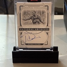 Panini 2020-21 National Treasures Joe Dumars Pistons Auto #NA-JOE /49 picture