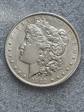 1902-P Morgan Silver Dollar #47. Tested For Authenticity. picture