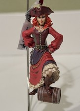 Disney Parks Pirates of the Caribbean Redhead Auction Scene Ornament New picture
