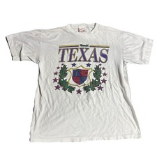 Vintage 90s Texas Lone Star State Friendship Single Stitch Shirt Size XL picture