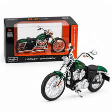Maisto Harley-Davidson 2013 XL 1200V Seventy-Two 1:12 Diecast Motorcycle Green picture