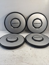 Four NOS OEM Subaru Center Caps Hubcaps 1985-89 DL GL RX 90-94 Loyale 85-91 XT6 picture