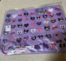Sanrio Kuromi Purple & Multicolor Heart Shaker Tote Bag picture