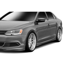 For Volkswagen Jetta 11-14 Duraflex Votex Style Fiberglass Side Skirts Unpainted picture