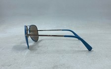 Henri Bendel Women's Blue Silver Aviator Sunglasses 5th Avenue HB104S Mirrored picture
