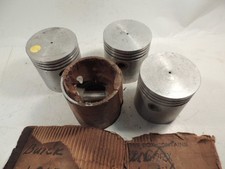 1909 Buick Pistons, New set of 4, 10 thousands oversize, NOS, Vintage Antique B1 picture