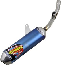 FMF Factory 4.1 RCT Slip-On Muffler Titanium Blue picture