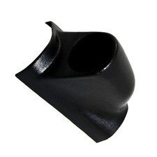 GlowShift Universal Black Single Pillar Gauge Pod Mount 2-1/16