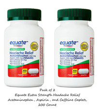 Extra Strength Headache 200ct Acetaminophen, Aspirin, Caffeine Excedrin Compare picture