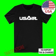 USAir US Airlines Men's Black Size S to 3XL picture