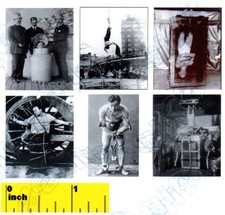 DOLLSHOUSE Miniature vintage   Houdini Magic Photo   Prints - CDHM 1:12 picture
