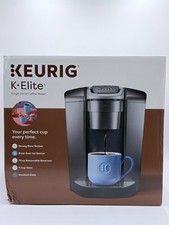 Keurig K-Elite Single Serve CoffeeMaker Temperature Control Slate Color NEW picture