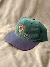 Vintage Taz Cap 1991 Warner Bros USA Tazmanian Devil Size L Acme Clothing Corp picture