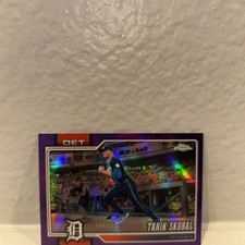 2026 Purple /75 Topps Chrome Tarik Skubal Image Variation picture