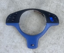01-06 BMW E46 M3 Steering Wheel Trim w/ Multifunction Buttons Cover Plate picture