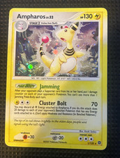Ampharos 1/132 Secret Wonders Holo Rare, HOLO BLEED LP-/MP picture