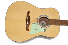 Christian Lorenz Flake Rammstein Signed Autograph Fender Acoustic Guitar JSA COA picture