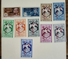 Stamps French Equatorial Africa Scott #B12-21 h picture
