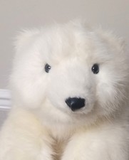 Ditz Designs Polar Bear Hugs 28” Weighted Paws Plush The Hen House Stuffed Plush picture